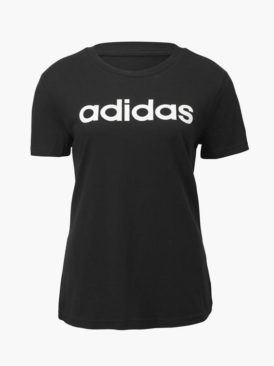 Adidas Loungewear Essentials Slim Logo Dames T Shirts Black Katoen Jersey online kopen