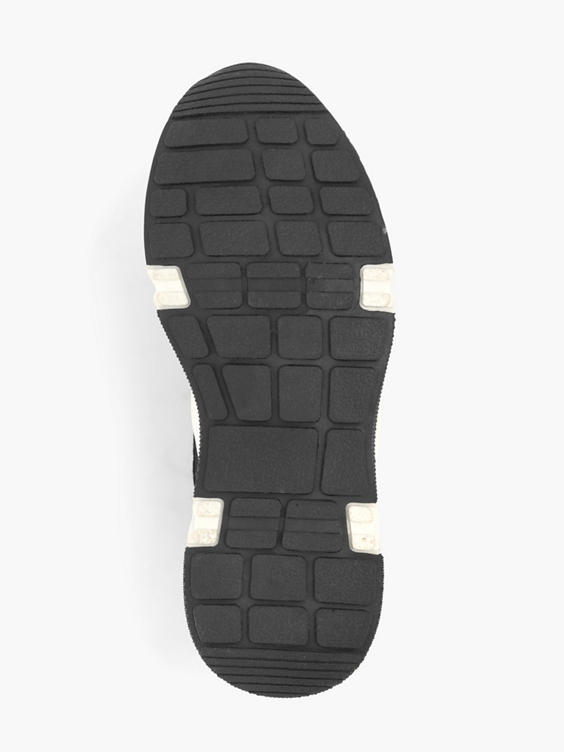 Zwarte chunky sneaker panterprint