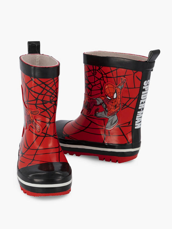 Rode regenlaars Spiderman 