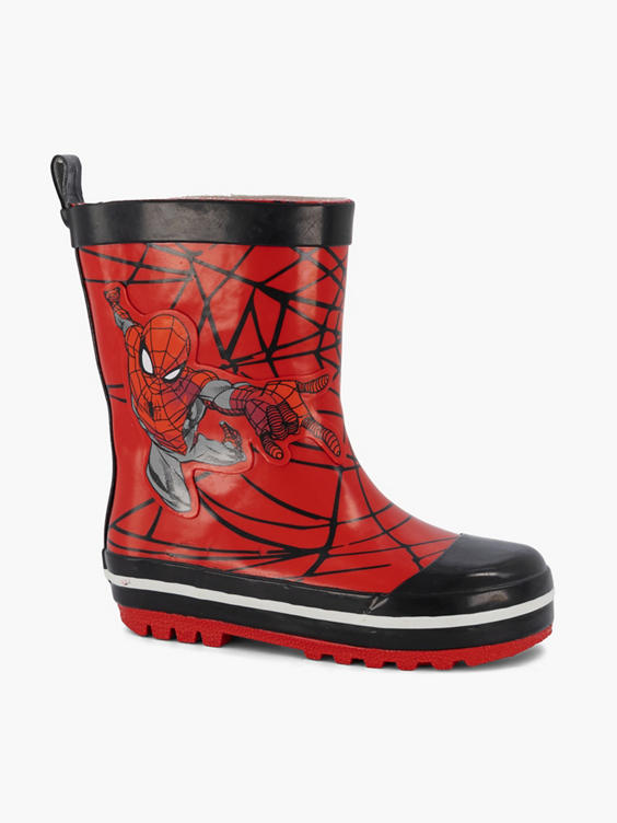 Rode regenlaars Spiderman 