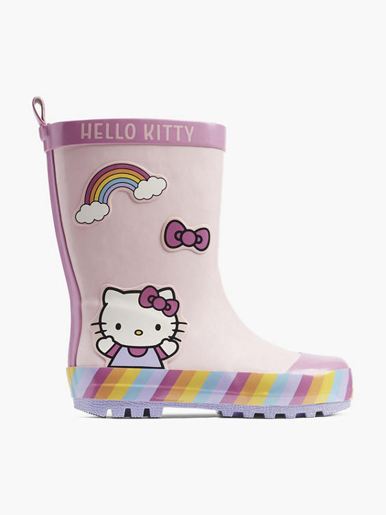 Lichtroze Hello Kitty regenlaars