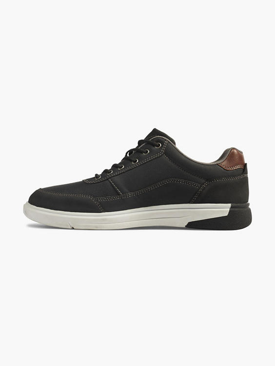 (Memphis One) Mens Memphis One Black Lace-up Trainers in Black | DEICHMANN