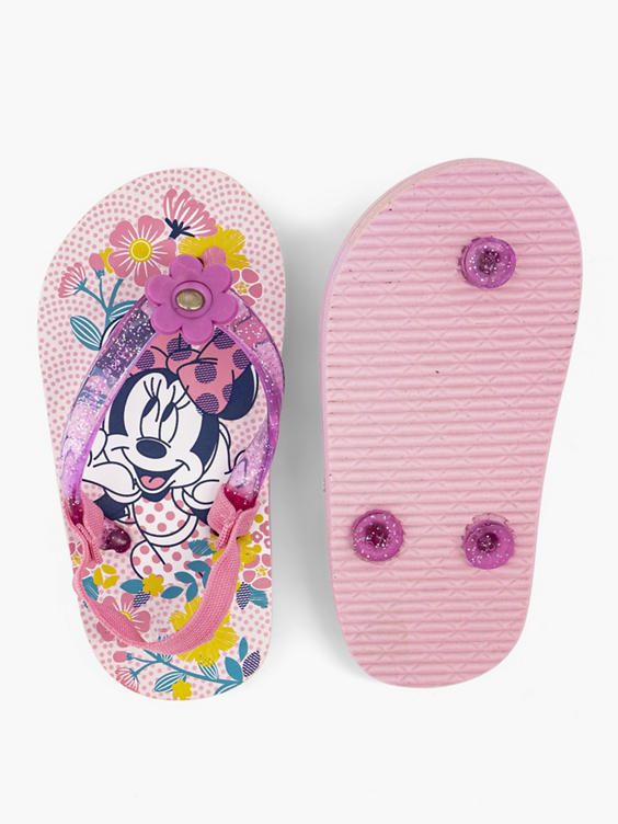 Roze teenslipper Minnie Mouse