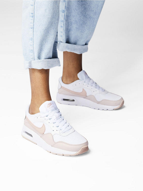 Nike) Ladies Nike Air Max SC Pink/ White Lace-up Trainers in Pink |  DEICHMANN