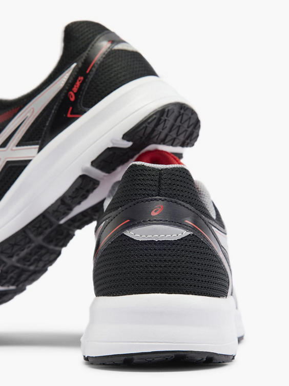 Mens Asics Black Red Trainers
