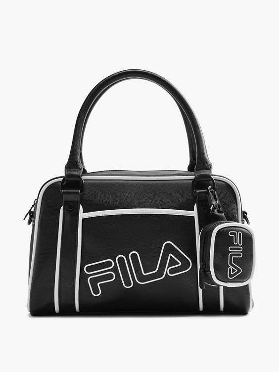 Fila handtas met logo zwart online kopen