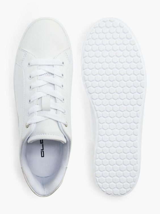 Witte sneaker bloemenprint