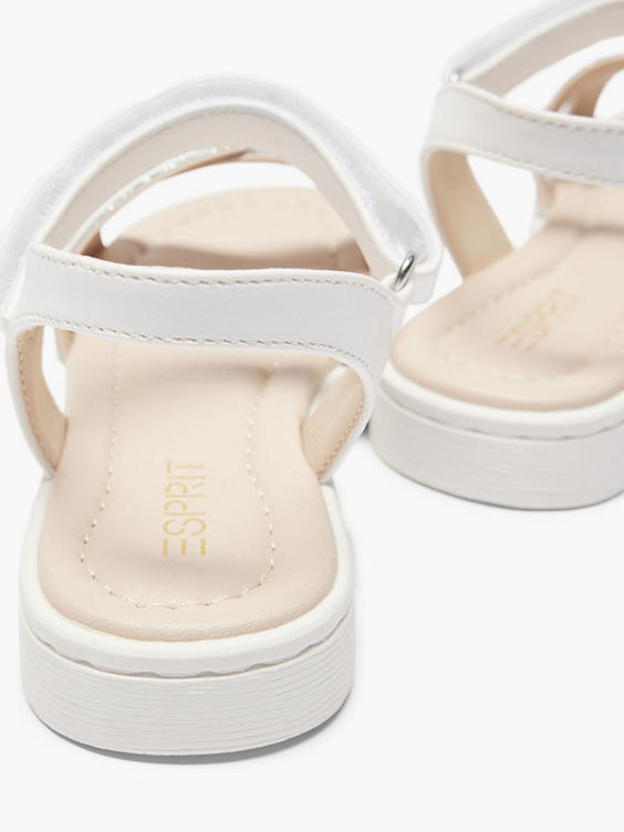 Witte sandaal glitters