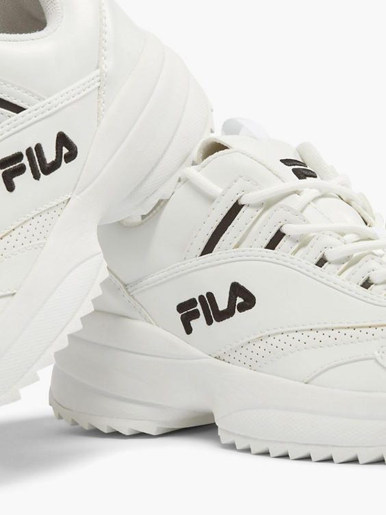 Ladies Fila White Fashion Sneaker