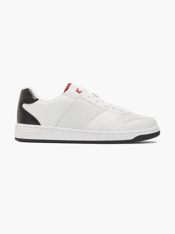 Mens VTY White Lace-up Trainers 