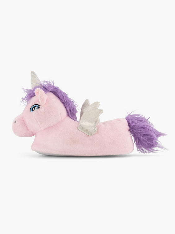 Roze pantoffel unicorn