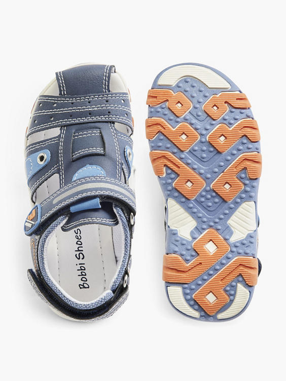 pull the wool over eyes Or later report Bobbi-Shoes) Toddler Boy Caged Sandals in Blue | DEICHMANN