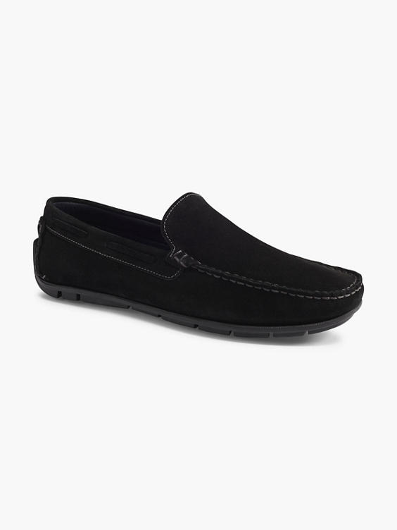 Mens AM Shoe Black Slip-on Shoes 