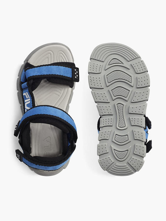 Blauwe sandaal klittenband