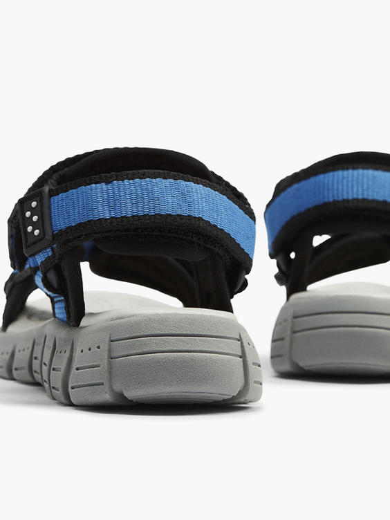Blauwe sandaal klittenband