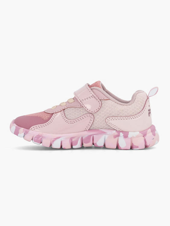 Roze sneaker klittenband