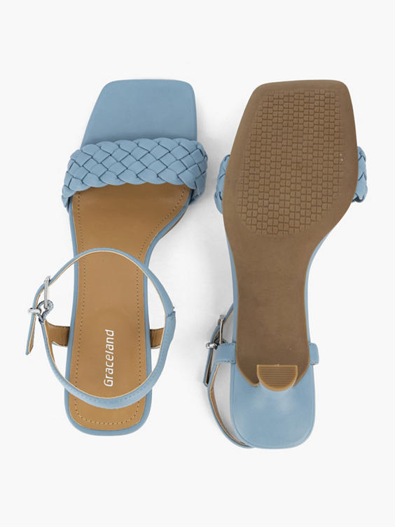 Blauwe sandalette