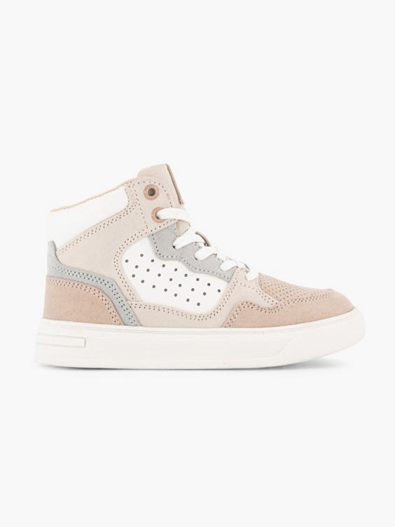 Nude hoge sneaker