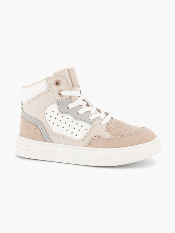 Nude hoge sneaker
