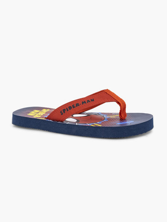 Rode teenslipper Spiderman