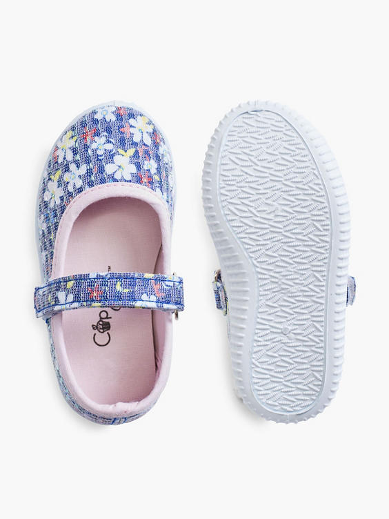 Toddler Girls Cupcake Couture Floral Canvas Shoes 