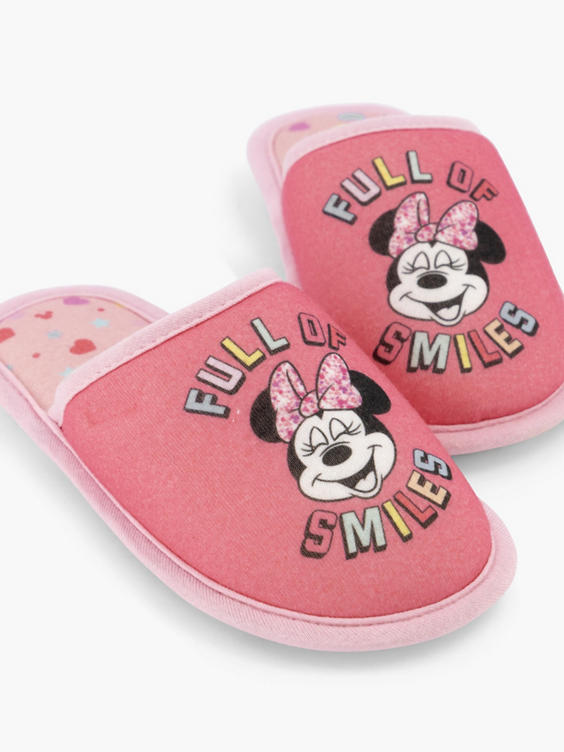 Roze instap pantoffel Minnie Mouse