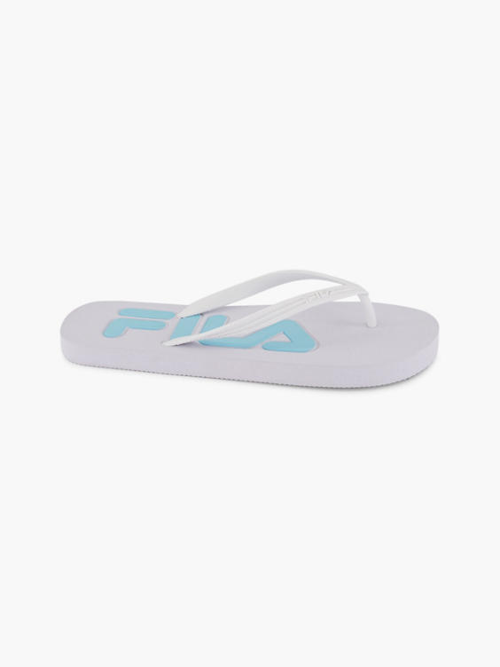 Ladies Fila White Flip-flops
