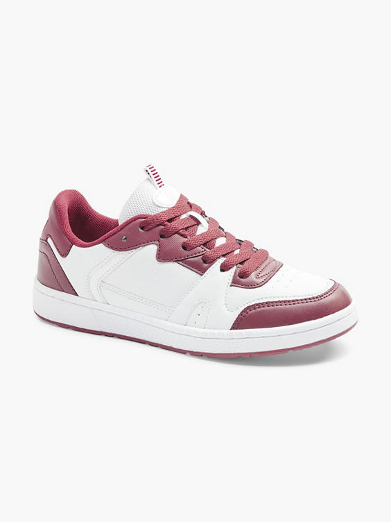 Rood/witte sneaker