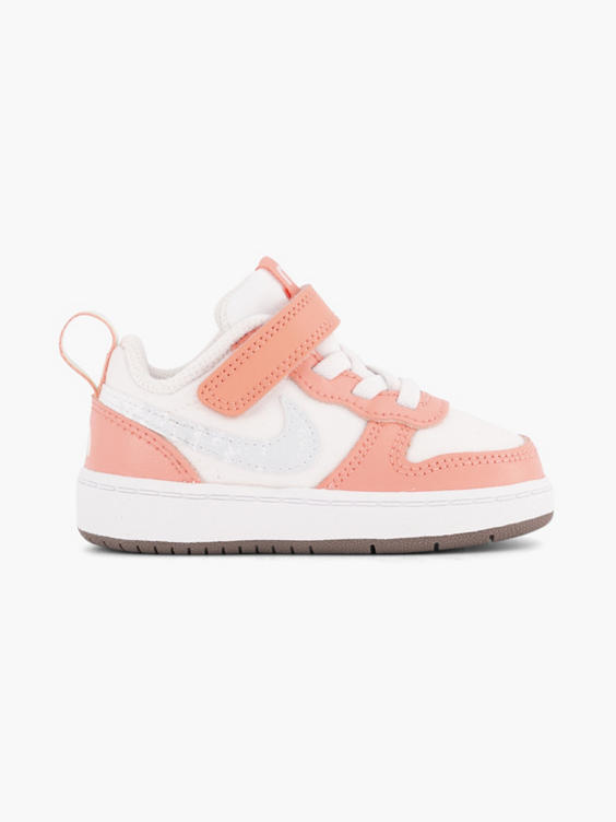 Nike court borough low 2 se sneakers wit/roze kinderen online kopen