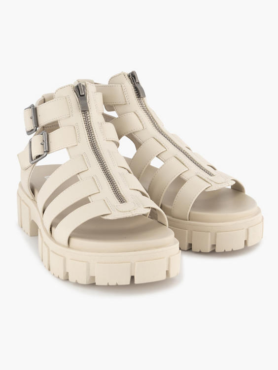 Off white chunky sandaal