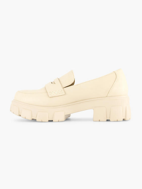 Crème chunky loafer