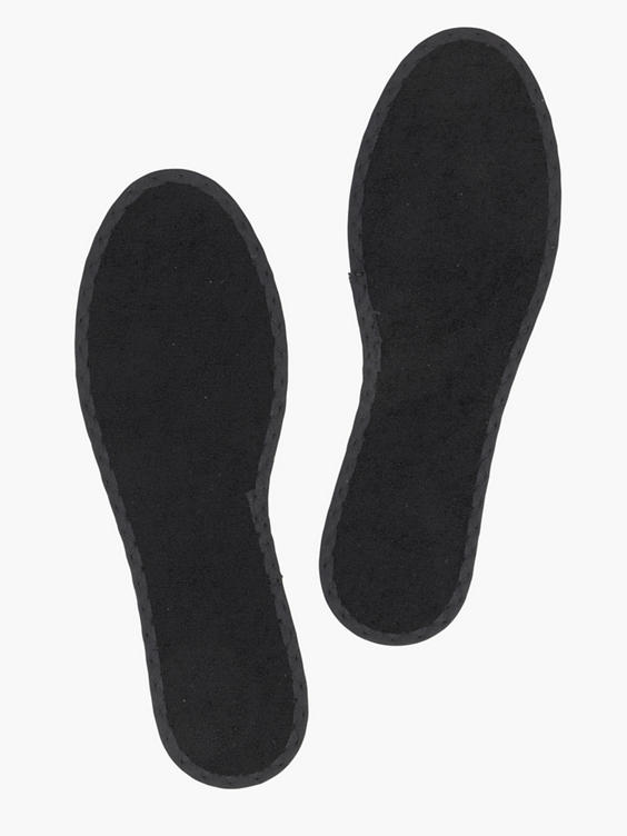 Zwarte badstof zool voetfris 39-40