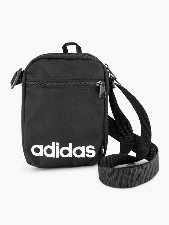 Adidas linear essentials logo one schoudertas zwart/wit kinderen online kopen