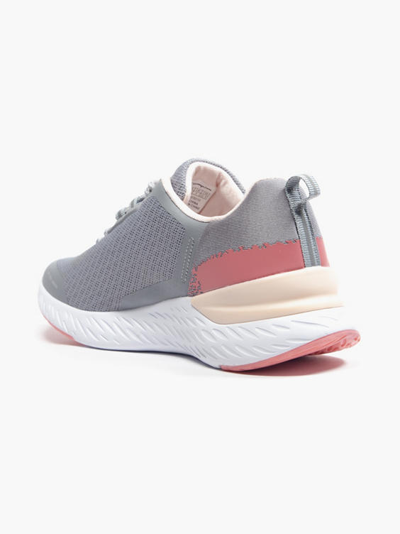 Champion Grey/Coral Bold XS Lace-up Trainer 