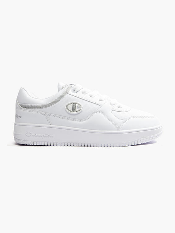 Triple White Rebound Low Lace-up Trainer 