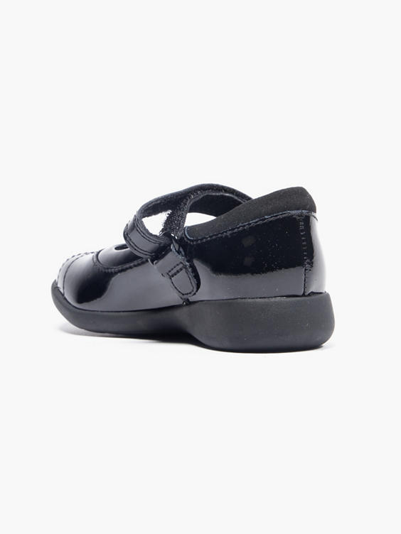 Clarks black 2025 toddler shoes