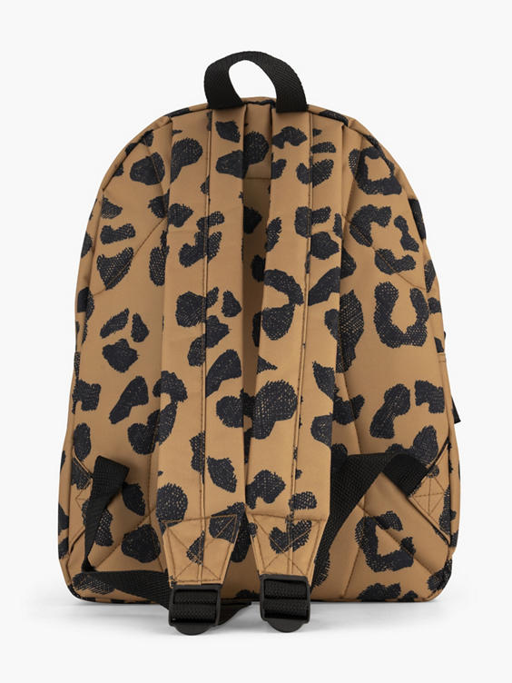 Leopard fur shop money backpack