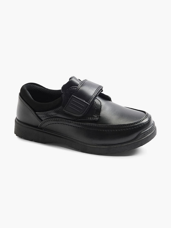Memphis One Junior Boy Black School Shoe