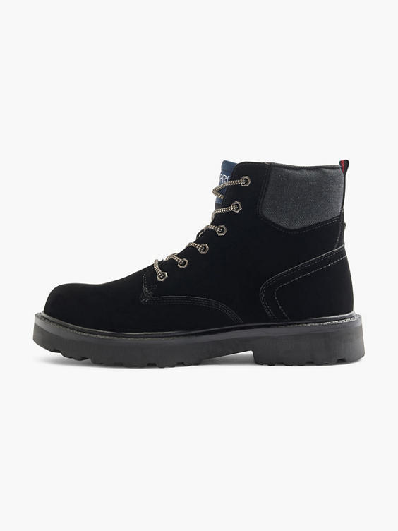 (Esprit) Black Casual Lace-up Boot in Black | DEICHMANN
