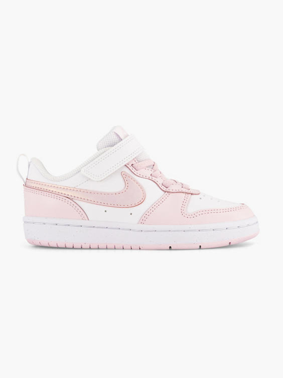 Nike court borough low 2 sneakers wit/roze kinderen online kopen