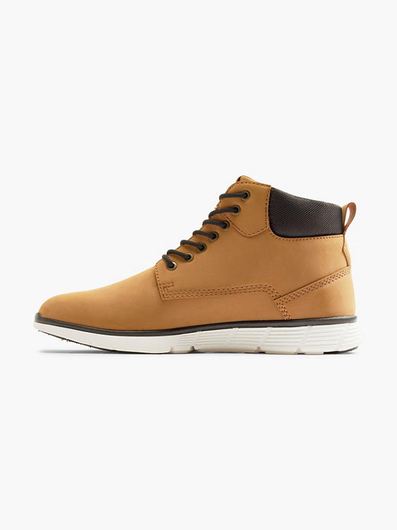 Light Brown Casual Lace-up Boot