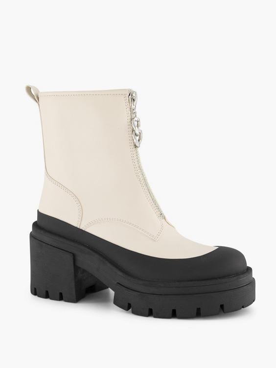 Off white boot ritssluiting