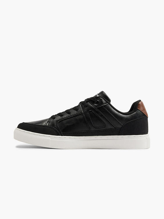(Memphis One) Mens Memphis One Black Casual Lace Up Trainers in Black ...