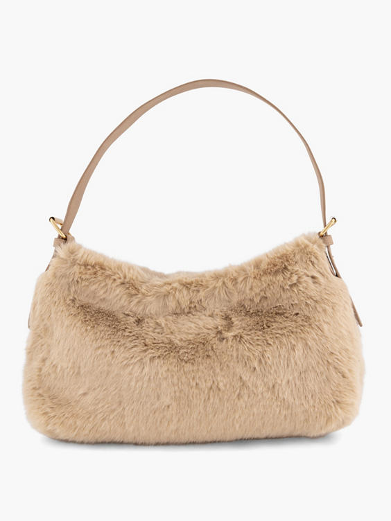 Beige fluffy bonttas