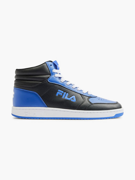 Blauwe hoge sneakers