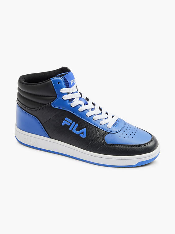 Blauwe hoge sneakers