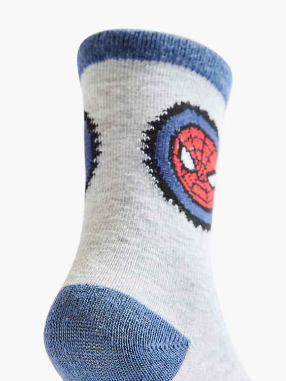 Blauwe sokken Spiderman