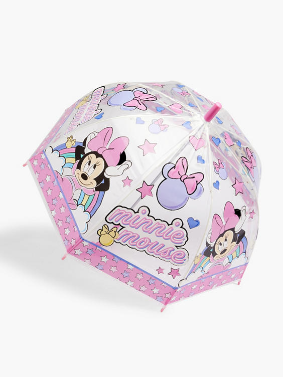 Roze paraplu Minnie Mouse