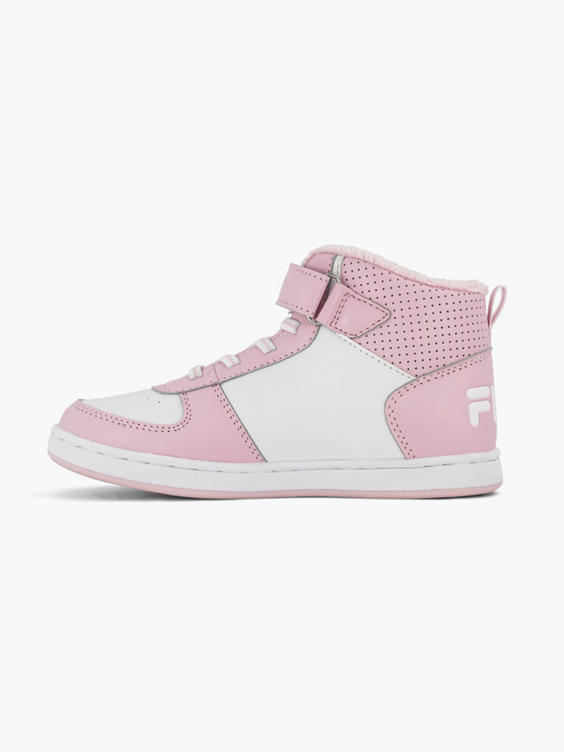 Roze hoge sneaker gevoerd