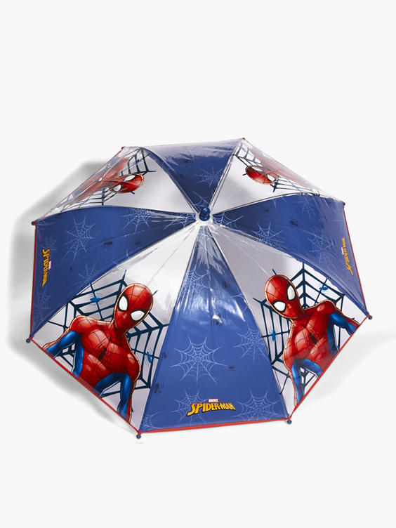 Blauwe paraplu Spiderman